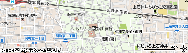 東京都練馬区関町東周辺の地図
