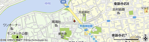 東京都葛飾区西新小岩5丁目22周辺の地図