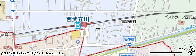 東京都立川市西砂町1丁目2-155周辺の地図