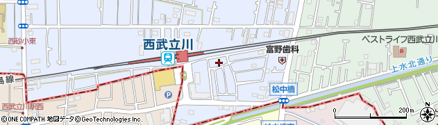 東京都立川市西砂町1丁目2-153周辺の地図