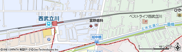 東京都立川市西砂町1丁目2-47周辺の地図
