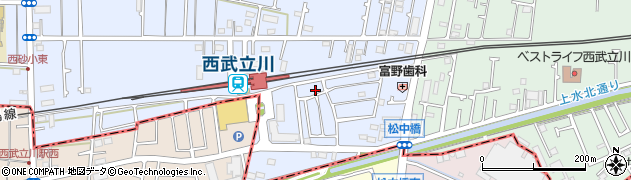 東京都立川市西砂町1丁目2-152周辺の地図