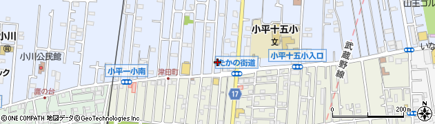 ファミリーマート小平たかの街道店周辺の地図