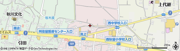 東京都あきる野市渕上193周辺の地図