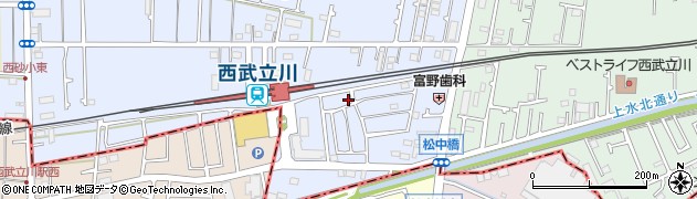 東京都立川市西砂町1丁目2-151周辺の地図