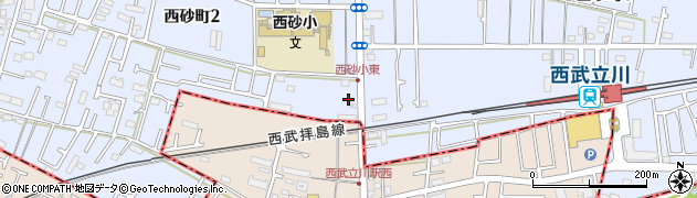 東京都立川市西砂町2丁目15周辺の地図