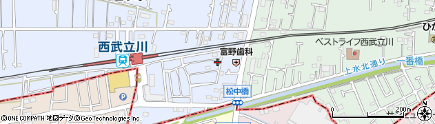 東京都立川市西砂町1丁目2-100周辺の地図