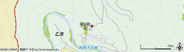 東京都あきる野市乙津1007周辺の地図