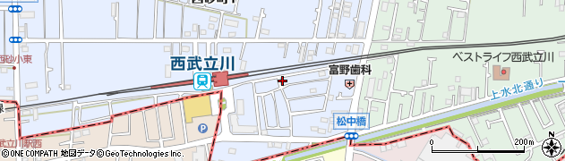 東京都立川市西砂町1丁目2-159周辺の地図