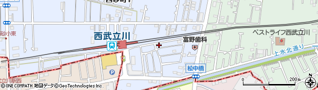 東京都立川市西砂町1丁目2-160周辺の地図