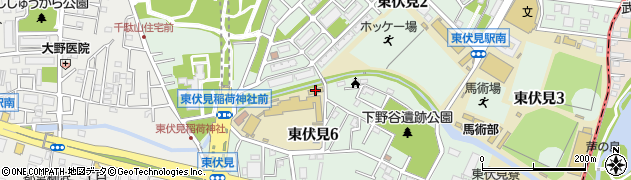 西東京市　東伏見学童クラブ周辺の地図