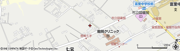 千葉県富里市七栄864周辺の地図