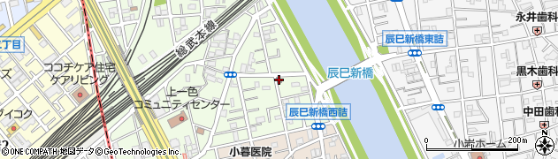 江戸川上一色郵便局周辺の地図