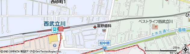 東京都立川市西砂町1丁目2-169周辺の地図