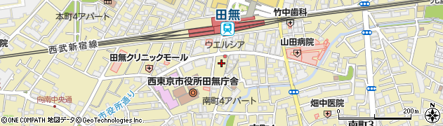 新井南口有料駐車場周辺の地図