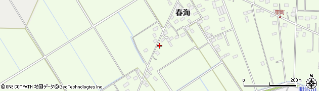 千葉県匝瑳市春海743周辺の地図