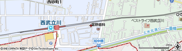 東京都立川市西砂町1丁目2-171周辺の地図