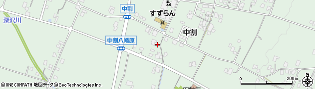 長野県駒ヶ根市赤穂中割6279周辺の地図