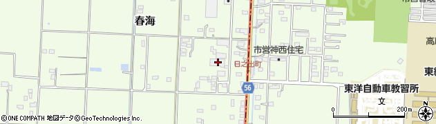 千葉県匝瑳市春海6858周辺の地図