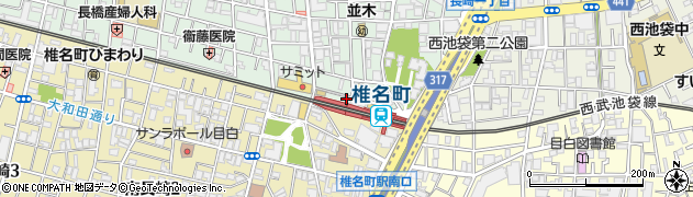 ぎょうざの満洲 椎名町駅店周辺の地図