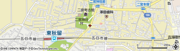 二の宮神社周辺の地図