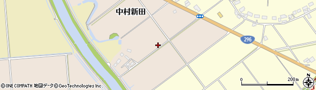 千葉県多古町（香取郡）中村新田周辺の地図