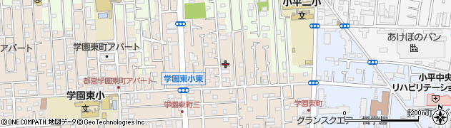 東京都小平市学園東町394周辺の地図
