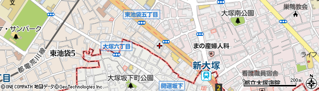 東京都豊島区東池袋5丁目49周辺の地図