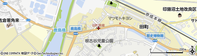 田町車庫周辺の地図