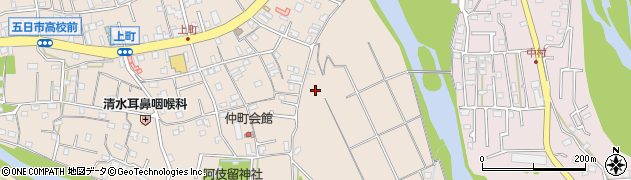 東京都あきる野市五日市周辺の地図