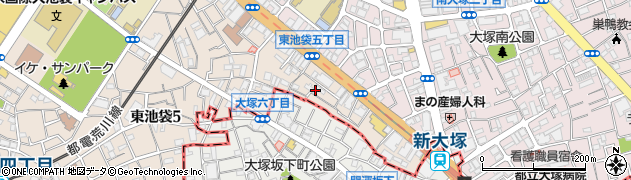 東京都豊島区東池袋5丁目47周辺の地図