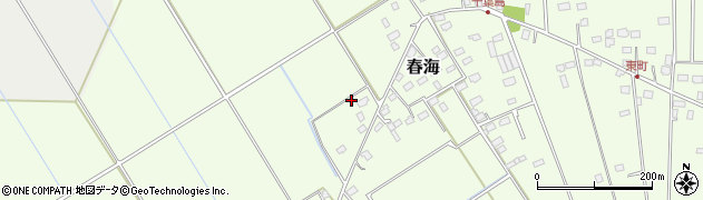 千葉県匝瑳市春海2587周辺の地図