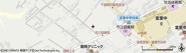 千葉県富里市七栄837周辺の地図
