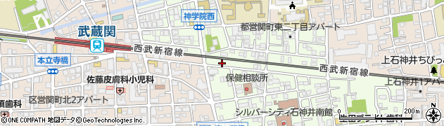 東京ガスライフバル石神井練馬南店周辺の地図