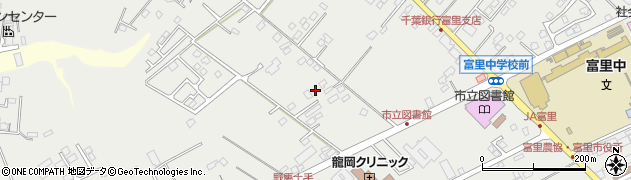 千葉県富里市七栄852-4周辺の地図