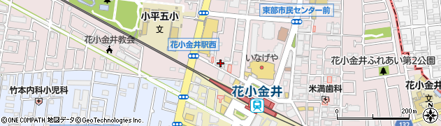ドコモショップ　花小金井店周辺の地図