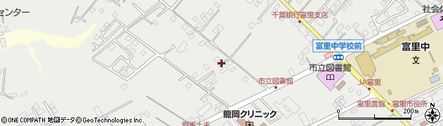 千葉県富里市七栄852-3周辺の地図