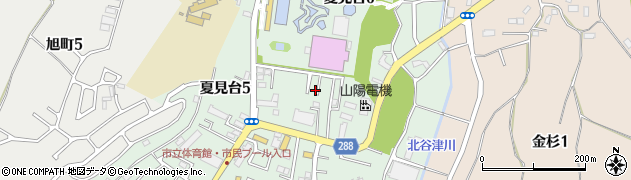 千葉県船橋市夏見台6丁目周辺の地図