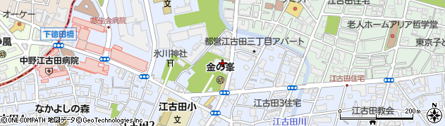 徳川将軍御膳所跡周辺の地図