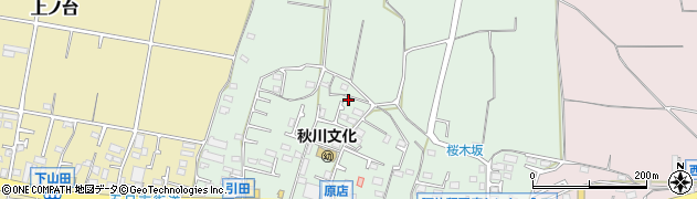 東京都あきる野市引田391周辺の地図