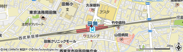 おむすび権米衛　エミオ田無店周辺の地図