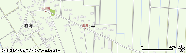 千葉県匝瑳市春海3460周辺の地図