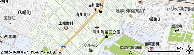 宇井美容室周辺の地図