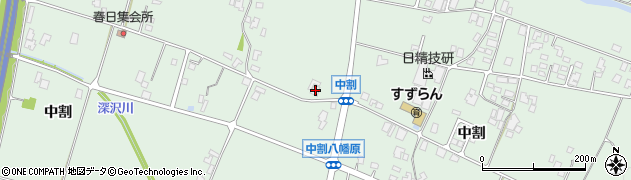長野県駒ヶ根市赤穂中割6550周辺の地図