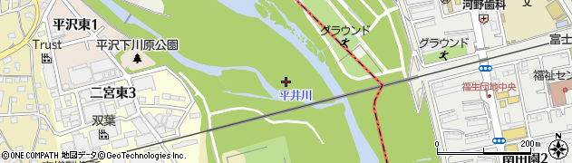 平井川周辺の地図