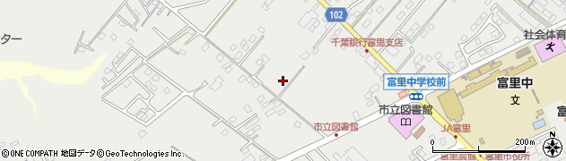 千葉県富里市七栄828周辺の地図