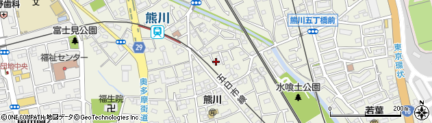 東京都福生市熊川799周辺の地図