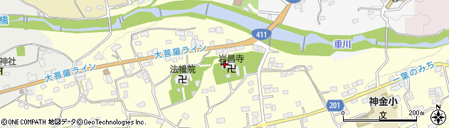 岩昌寺周辺の地図