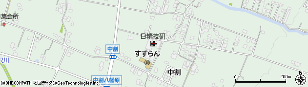 長野県駒ヶ根市赤穂中割6330周辺の地図
