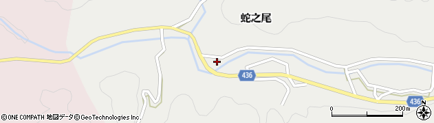 岐阜県下呂市蛇之尾501周辺の地図